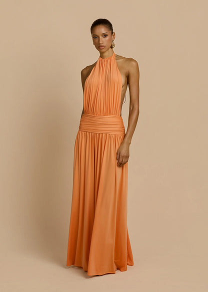 TANGERINE SANTINA DRESS