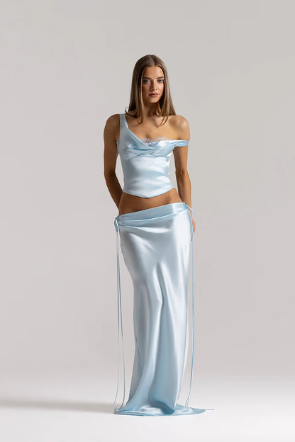 ICE BLUE POSY TOP