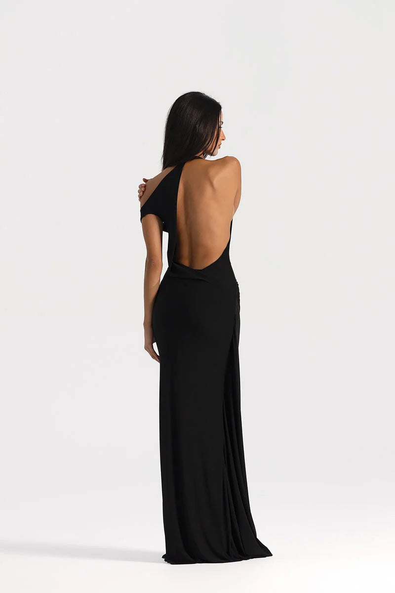 BLACK MARIELA GOWN