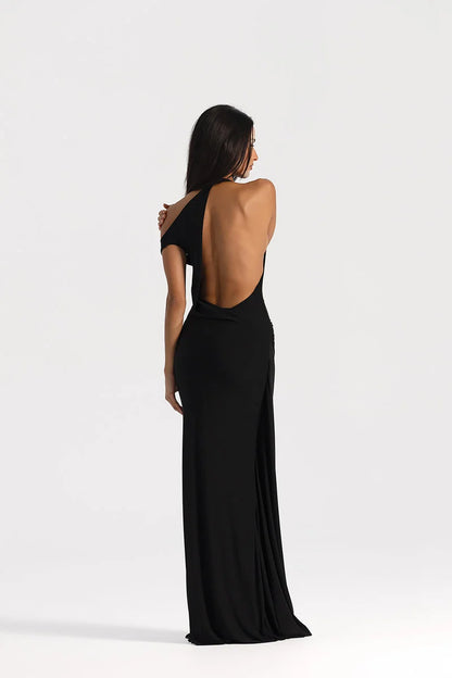 BLACK MARIELA GOWN