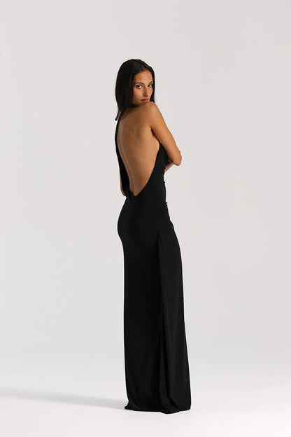 BLACK MARIELA GOWN