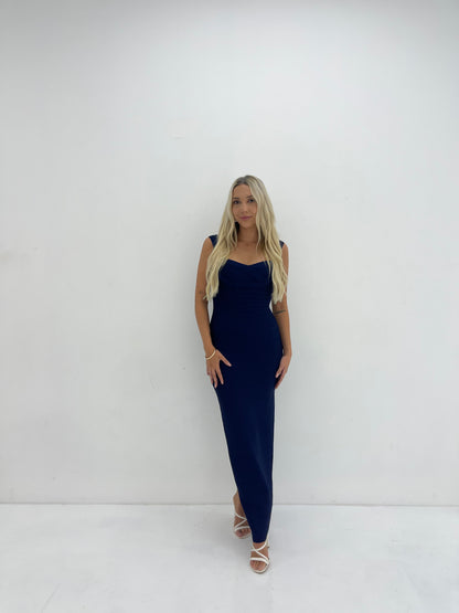 NAVY SWEETHEART GOWN