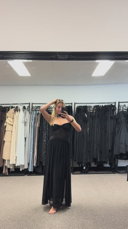 BLACK OPHELIA DRESS