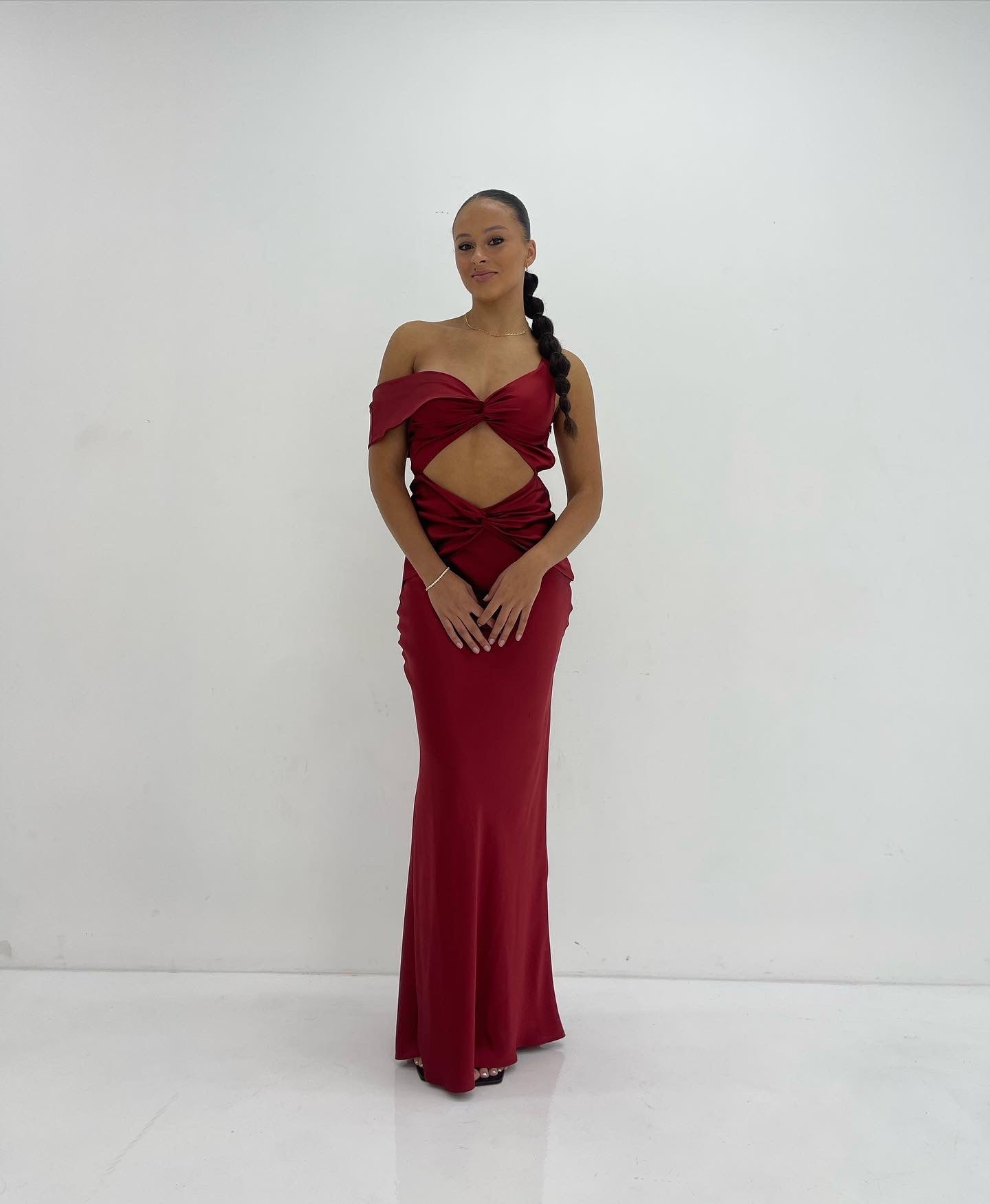 Natalie Rolt Tamika Gown Aquino s Attire